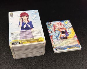 Lot of 130+ Weiss Schwarz Saekano & BanG Dream!